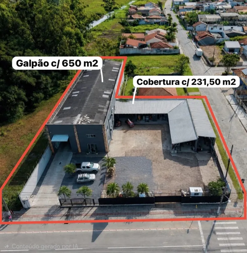 Galpao / Terreno em Centro  -  Tijucas
